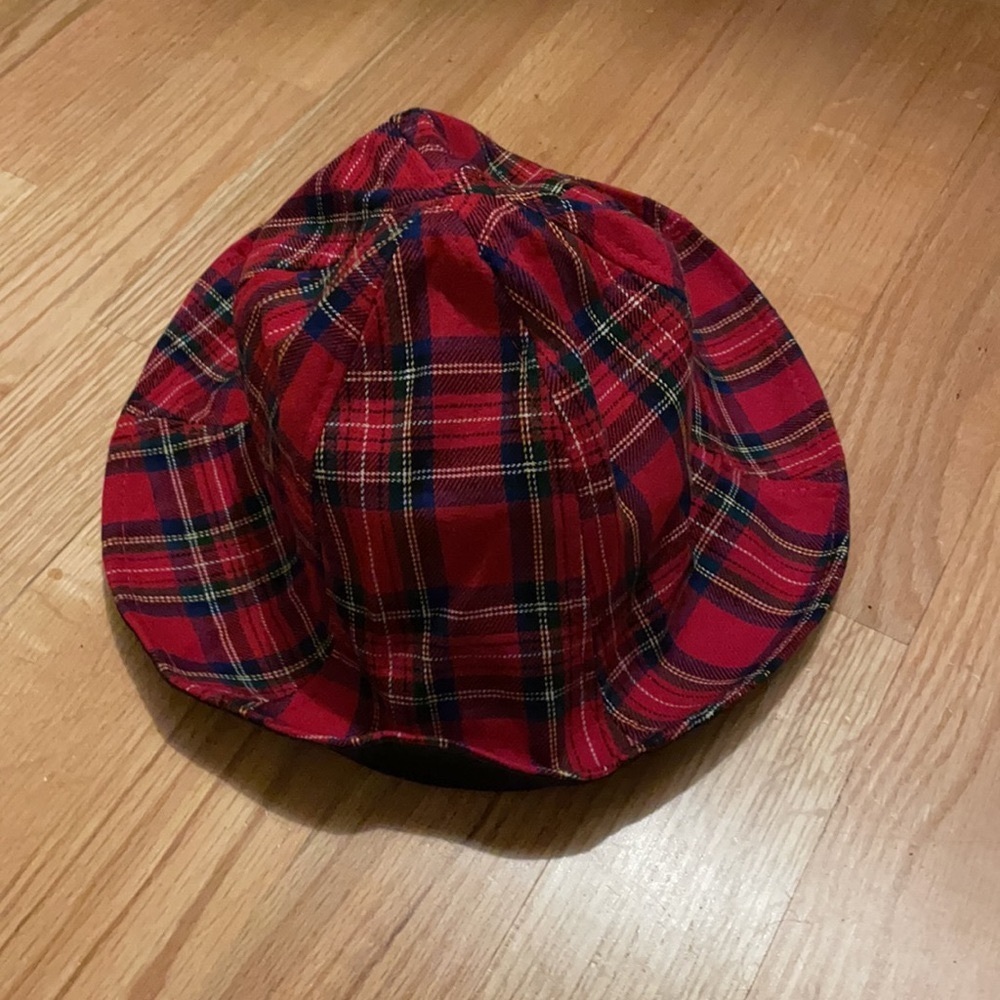 Plaid 90s bucket Hat